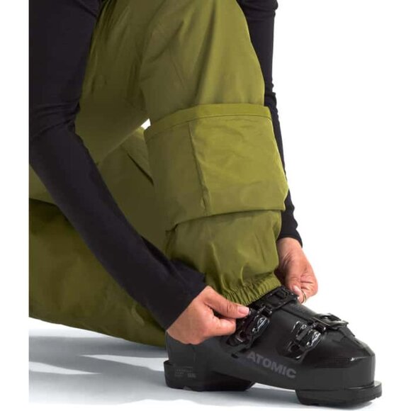The North Face Women's Freedom Insulated Bib Pants in Forest Olive Sz XL - Picture 3 of 16